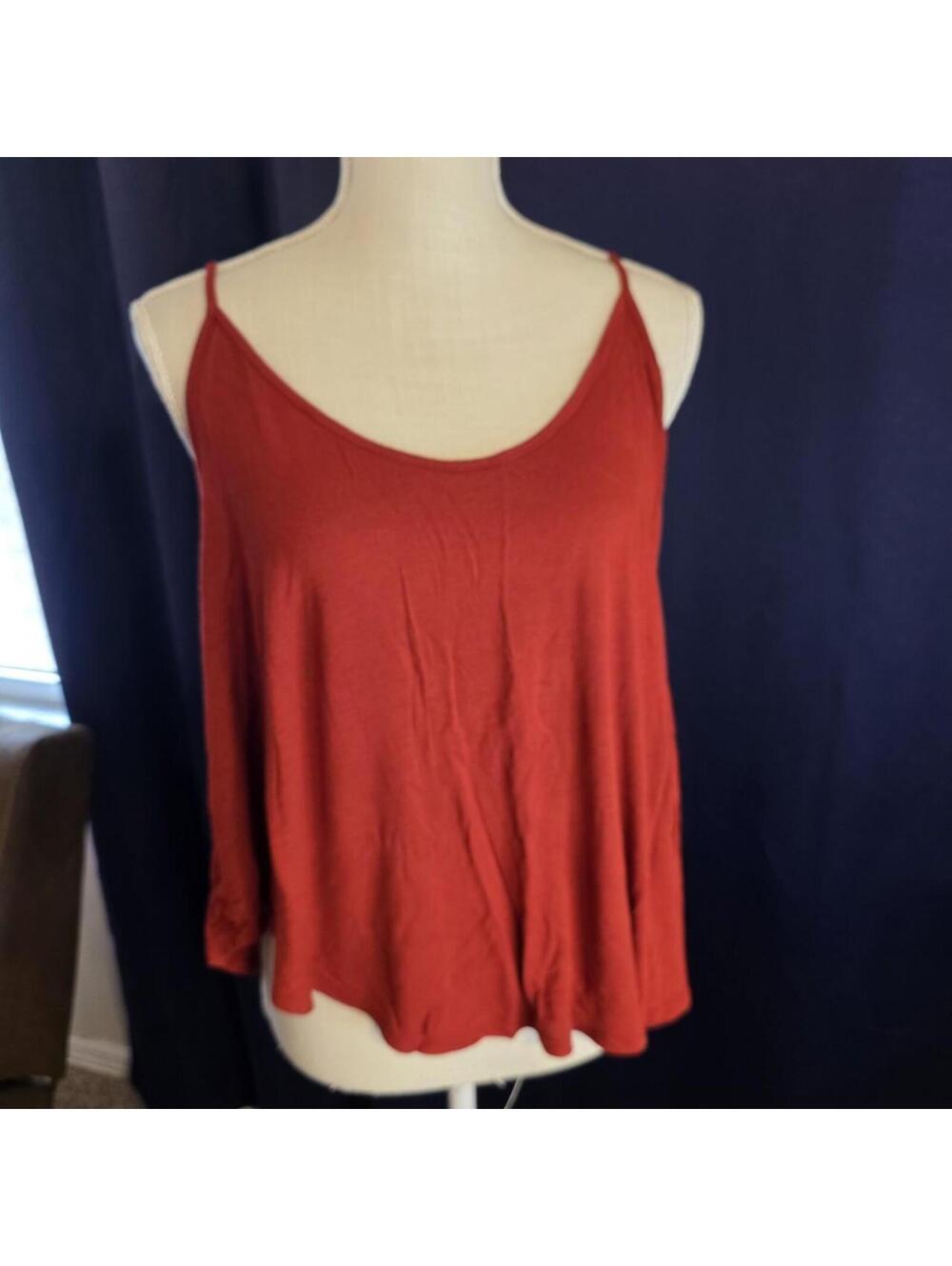 Women's Red and Orange Vests-tanks-cami
